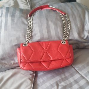 Calvin Klein red shoulder/crossbody bag
